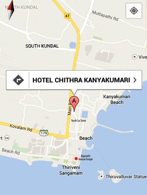 Hotel Chithra Kanyakumari Esterno foto